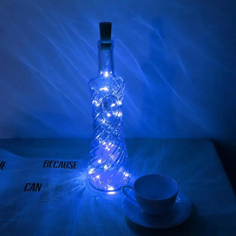 5 шт. 10LED пробка для бутылки вина лампа медный провод гирлянды Свадебный декор