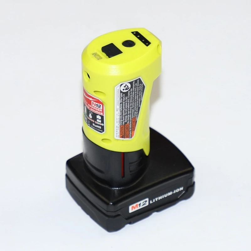Для Milwaukee N12 M12 12V зарядное устройство и портативный USB конвертер питания(без батареи