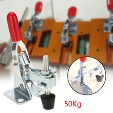 

Anti-Slip Red Toggle Clamp 50kg 101A Vertical / Horizontal Toggle Clamp Quick Release Tool New Heavy Duty Hand Tool Accessory
