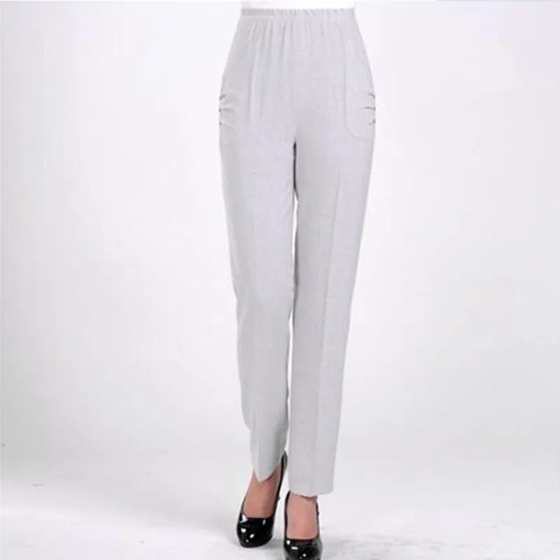 Размера плюс 2021 женские осенне-летние брюки для девочек повседневные штаны с