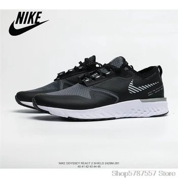 

Original Nike Odyssey React Shield High Frequency Waterproof Surface Lightweight Men's Running Shoes Size 40-45