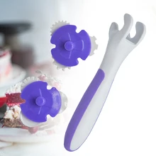 Домашняя кухня ремесленные ломтики кондитерский решетчатый резец пластиковый торт с мастикой «сделай сам» инструменты для выпечки тесто хлебная выпечка Колесико