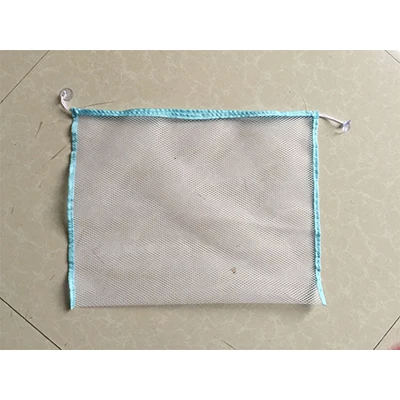 Blue 35x45cm-TI482 Детские игрушки для ванной, аккуратная складная сумка для хранения, кукла для ванной, Сетчатая Сумка, Сетчатая Сумка для организации игрушек для детей - Цвет: Blue 35x45cm-TI482