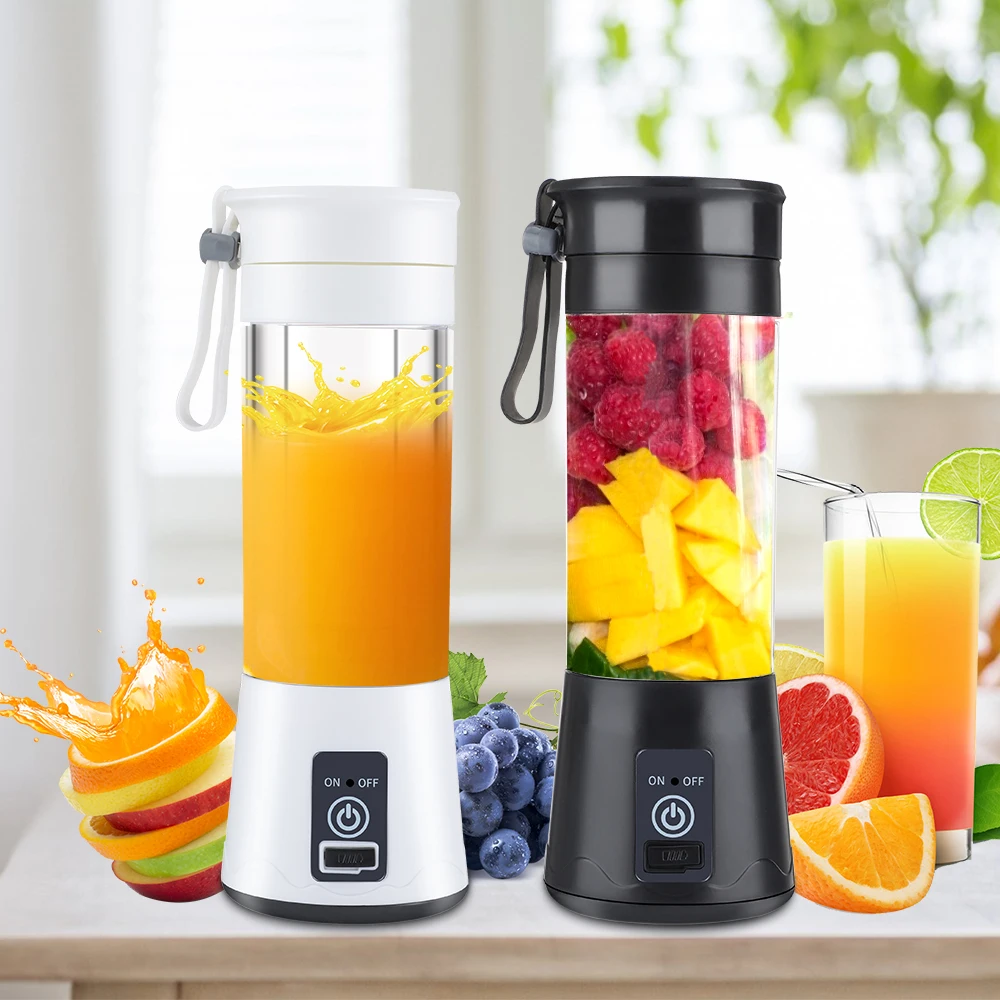 Food Processor Portable Blender Mini Fruit Juicer USB Rechargeable