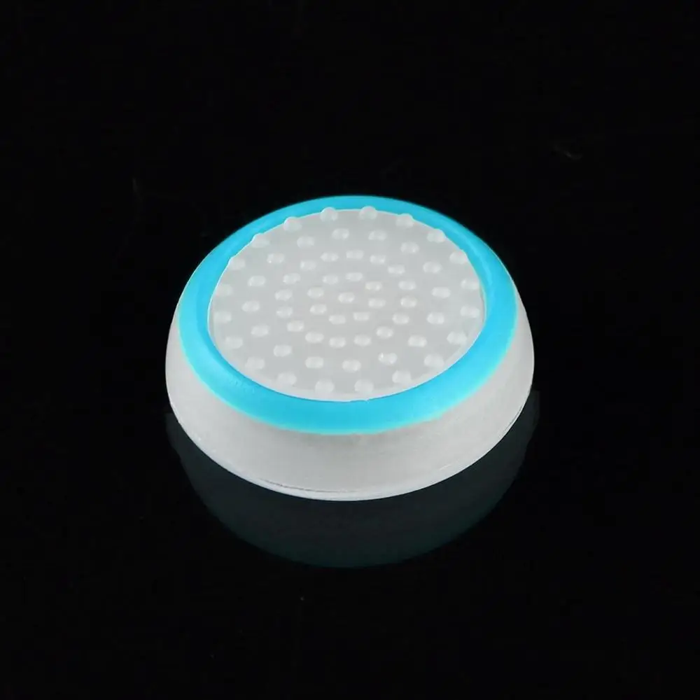 white and blue 4 шт./партия, аксессуары для игр, защитная крышка, силиконовая рукоятка пальца, колпачки для PS4/3 для Xbox 360/для Xbox one, игровые контроллеры - Цвет: white and blue