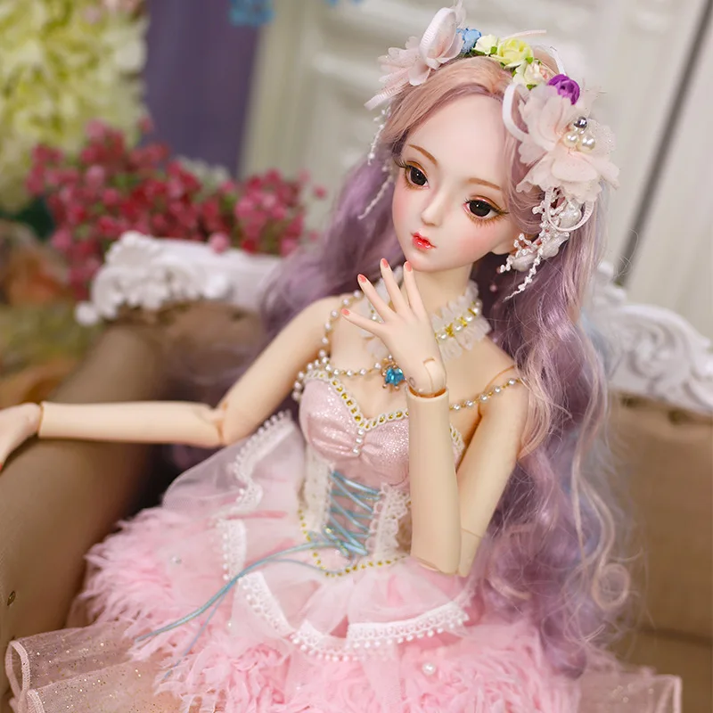 BJD кукла 60 см подарки для девочки DIY волшебная страна шаровой шарнир куклы лучшие ручной работы красота одеваются игрушки