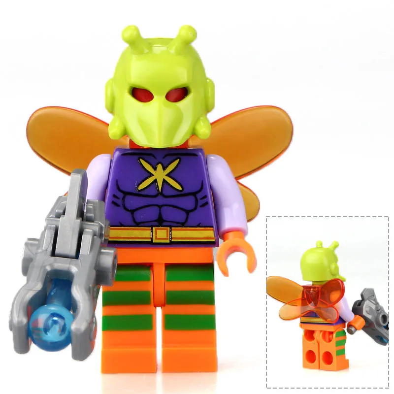 DC super heroes bad guy character Killer croc Bane scarrow Joker harry queen Sinestro Deathstroke строительные блоки детские игрушки