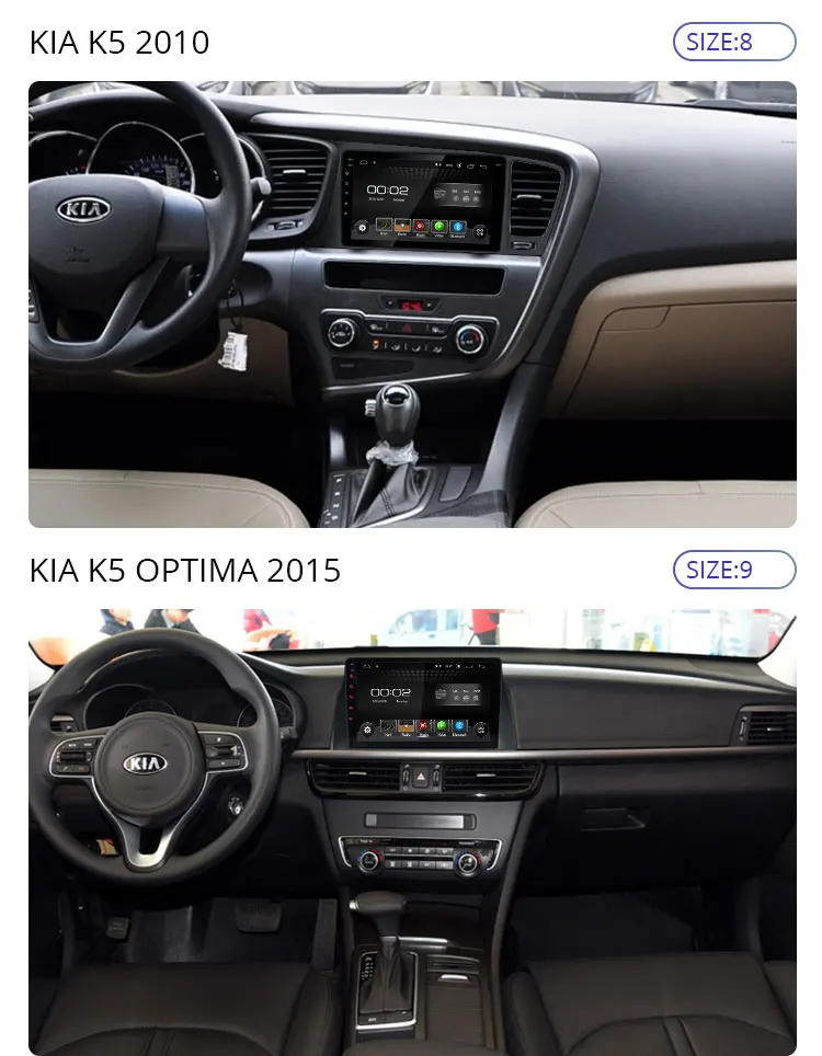 Besina 9 дюймов Android 9,0 Автомобильный мультимедийный плеер для KIA Forte Cerato 2008- wifi gps навигация 1 Din автомагнитола стерео 2G+ 32G