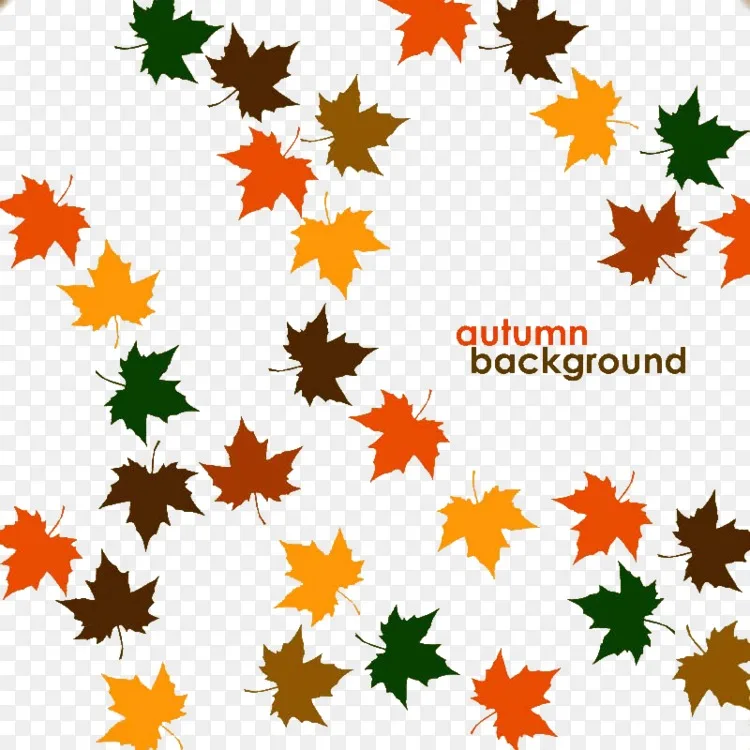 枫叶秋剪贴画 秋季背景png图片素材免费下载 图片编号 Png素材网