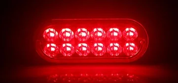 4 шт 12V 24V 12 светодиодный стробоскоп Предупреждение светильник бар мигающий свет Truck LED супер яркий аварийного внимание Водонепроницаемый янтарного стекла для авто внедорожник - Цвет: Red Color