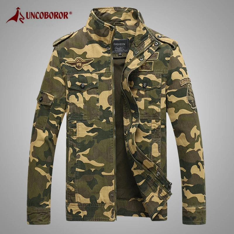 Куртка мужская камуфляжная хлопковая армейская ветровка в стиле милитари