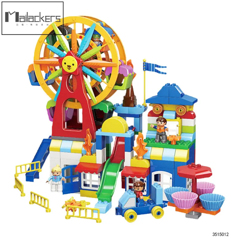 Серия Mailackers Duplo, фигурки, кирпичи, блоки, игрушки, детская игровая площадка, модель, строительные блоки, Развивающие детские игрушки для детей