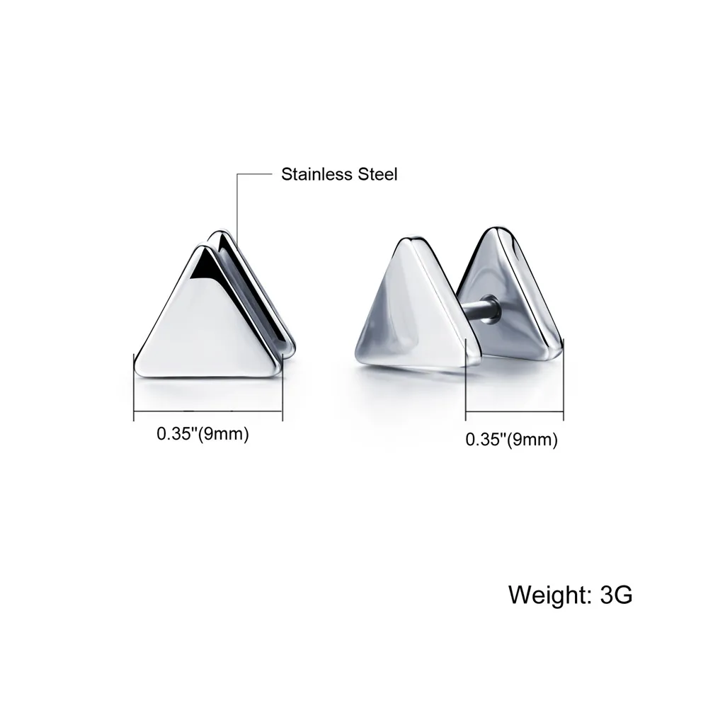 Популярный из нержавеющей стали серебристый черный цвет геометрические