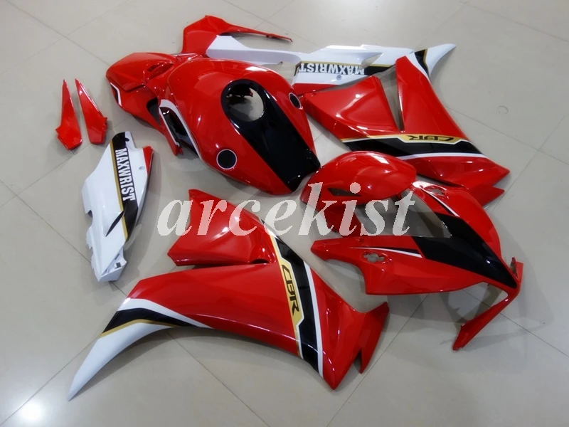 ABS Полный обтекатели Наборы Подходит для HONDA CBR1000RR 2012 2013 для детей возрастом 12, 13, 14, 15, 16 CBR1000 1000RR тела комплект белого и красного цвета