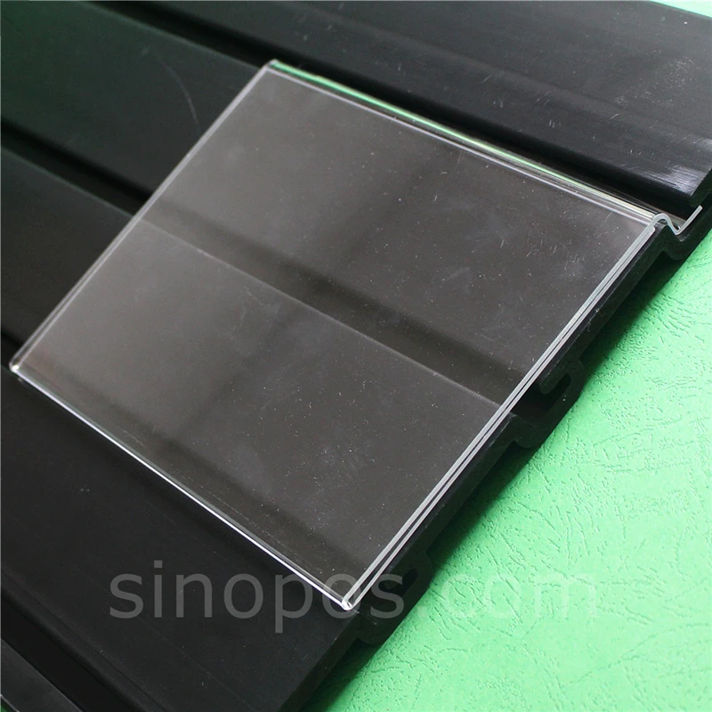 SlatwallAcrylicCardHolderA4A5labelframepricetagsleeveslat