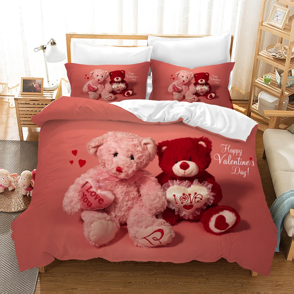 teddy bed clothes