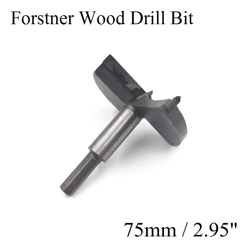 

1pc 75mm Forstner Carbon Steel Boring Drill Bits Woodworking Self Centering Hole Saw Tungsten Carbide Wood Cutter Tools Set