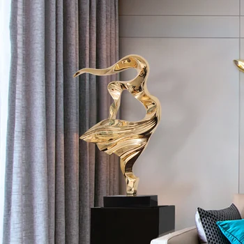 

MODERN LUXURY RESIN FLOOR SCULPTURE ORNAMENTS HOME LIVINGROOM FIGURINES CRAFTS ENTRANCE HOTEL LOBBY CLUB ACCESSORIES DECORATION