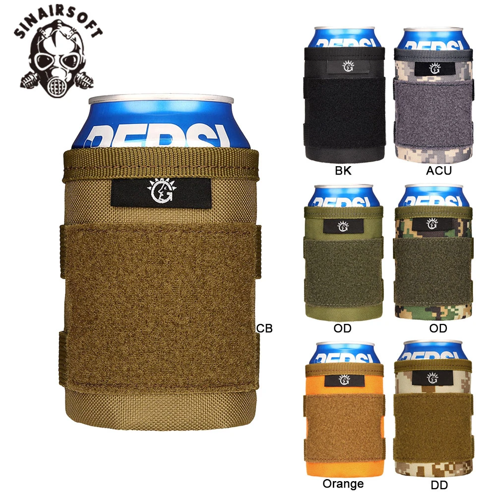 SINAIRSOFT тактический Чехол для пивной бутылки Военный мини-миниатюрный набор питья