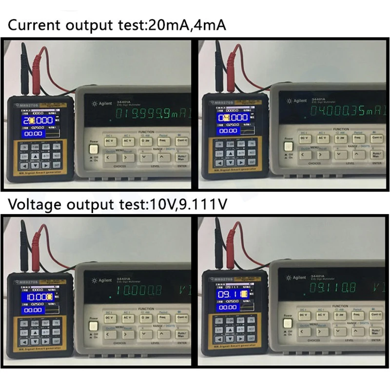 Signal Generator MR9270S+ 4-20mA Signal Generator Calibration Current Voltage PT100 Thermocouple Pressure Transmitter PID Frequency signal generator kit