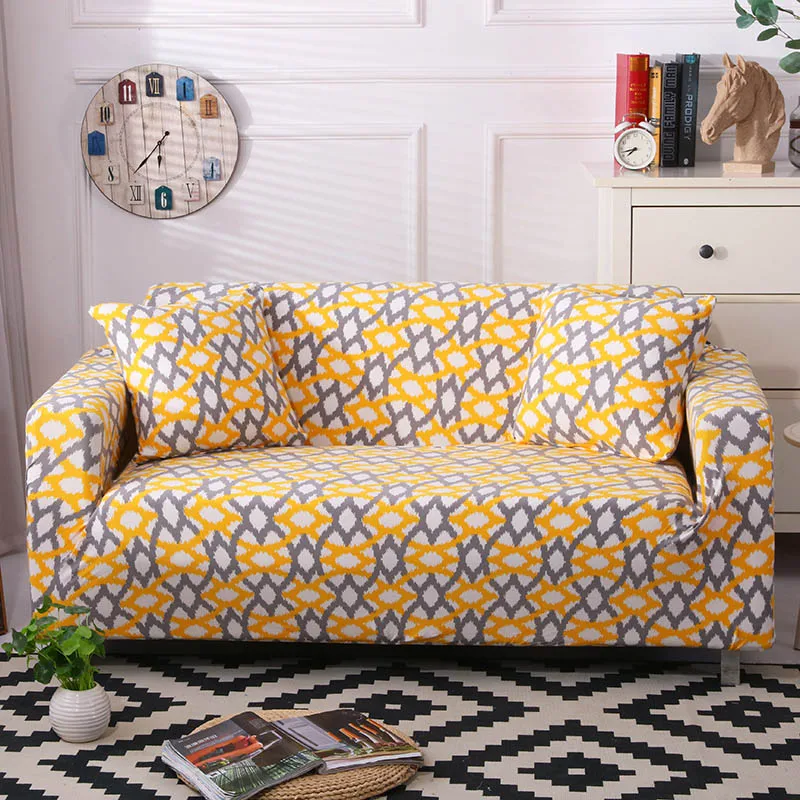 Эластичный чехол для дивана, набор хлопковых универсальных чехлов для дивана для гостиной, кресло для домашних животных, угловой диван, угловой диван, шезлонг - Цвет: Color 10