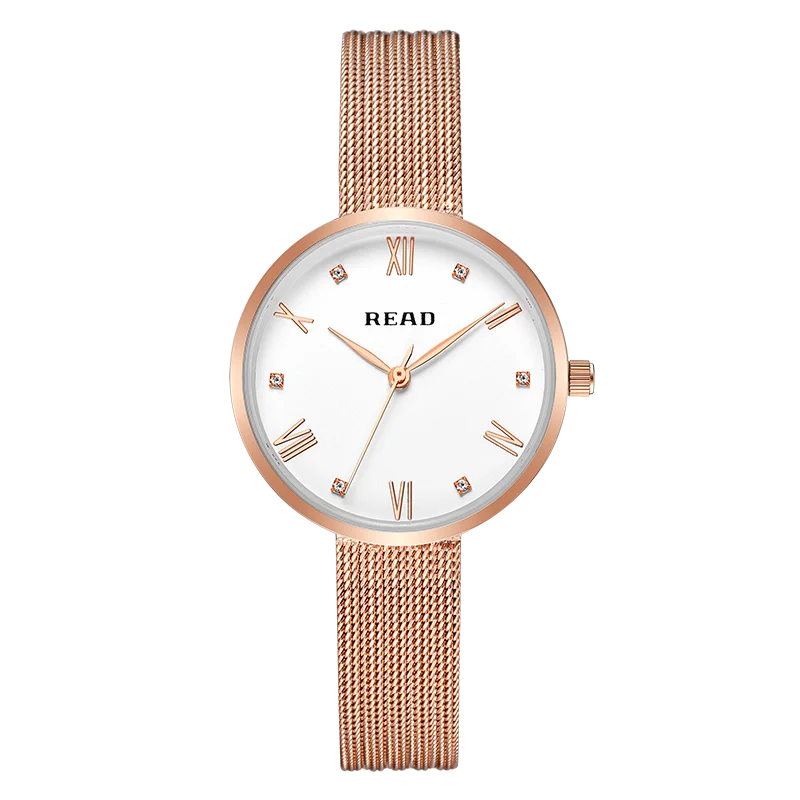 

READ Brand Luxury Quartz Watch Mesh Strap Wristwatch Women Watches Fashion Ladies Watch Casual Female Clock Relojes Para Mujer