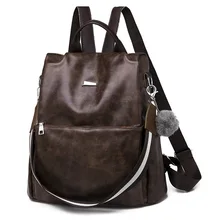 Рюкзак женский стиль двойного назначения большой емкости рюкзак женский корейский стиль тренд Противоугонная воловья версати