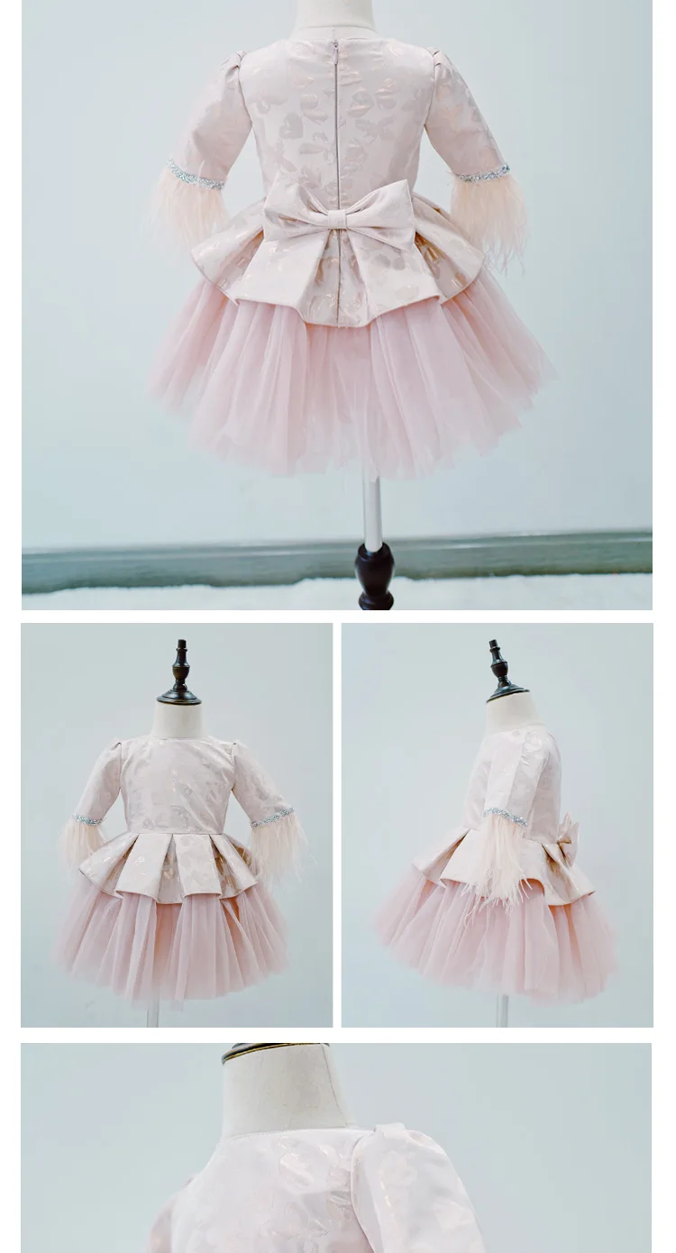 2019winter New Arrivals Spansih Girls Christmas Dress Girl Toddler Christmas Dress Princess Costume Girls Wedding Birthday Dress