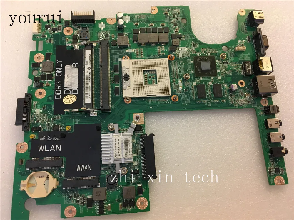 Yourui для Dell 1557 Материнская плата ноутбука DAFM9MB8D0 DDR3 полностью тестовая ОК