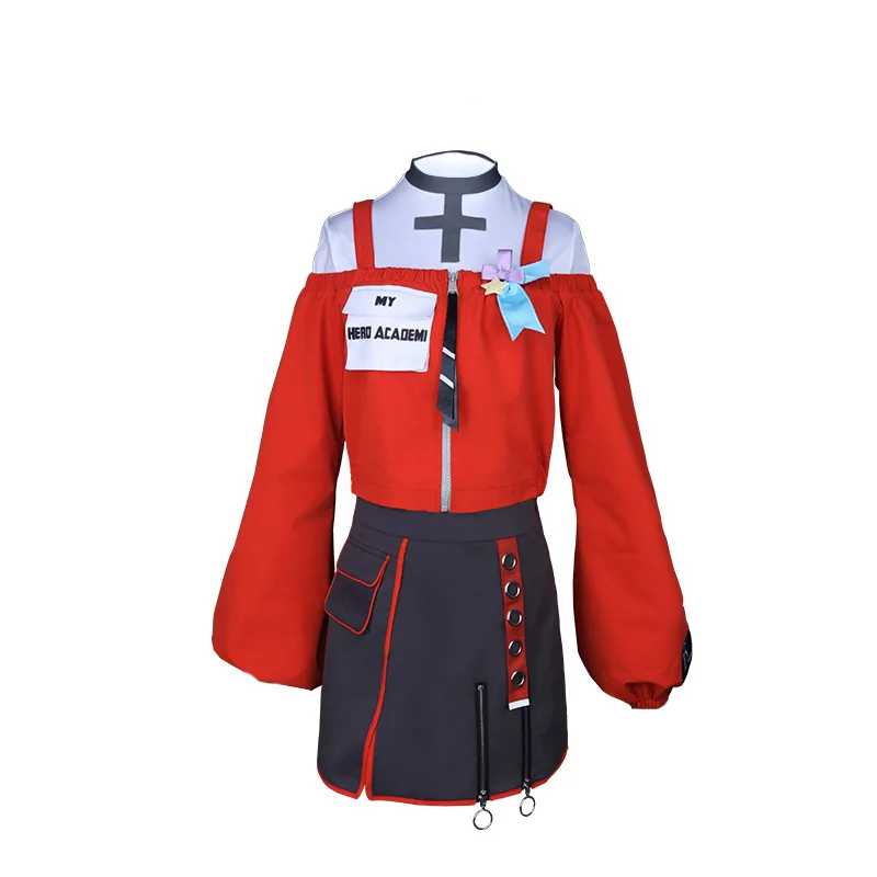 Костюм для косплея Toga Himiko Cross My body из аниме «Мой герой» Тога химико(Toga Himiko Cross my body), топ, юбки, парик, наряды, костюмы на Хэллоуин для женщин