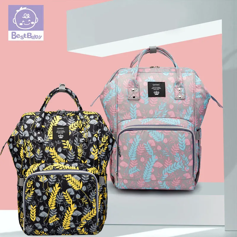 

Best Baby 2020 NEW Mommy Bag Baby Diaper Bag Large Capacity Mom Backpack Handbag Waterproof Multifunction Fashion Nappy Bags