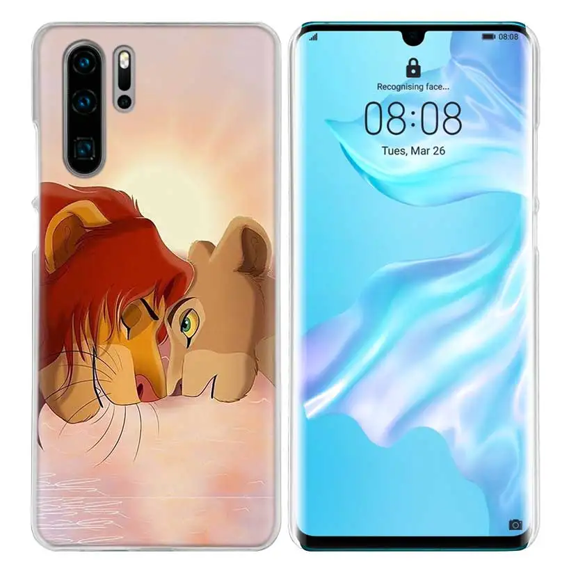 Жесткий чехол для huawei P30 P20 P10 mate 30 20 10 Nova 5 5i Pro Lite P Smart Z Plus Hakuna Matata Lion King
