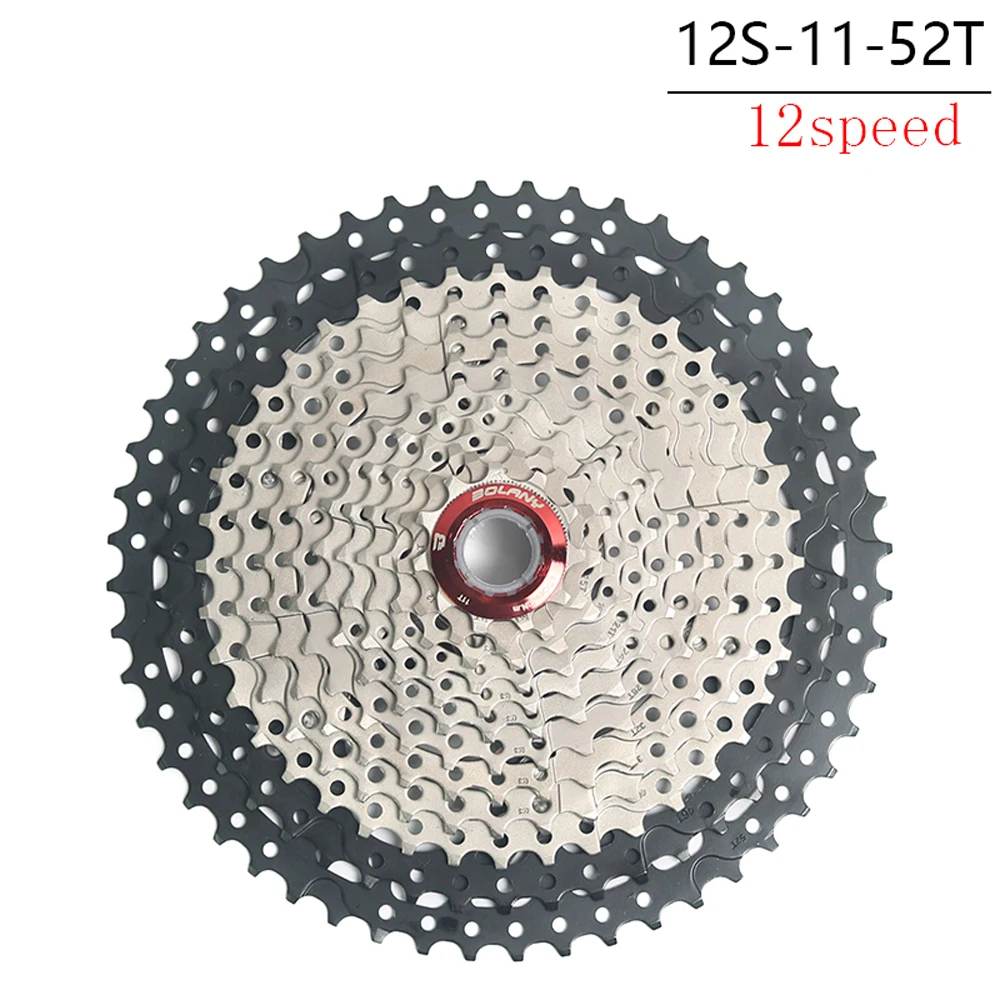 

12S 12 SPEED 12SPEED CASSETTE 11-52T Freewheel Flywheel Sprocket Compatible Mountain Road Bike Free Wheel Bicycle 52 T