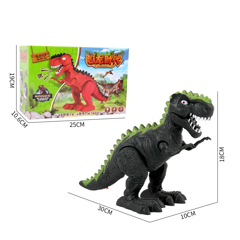 

Jurassic Electric T-Rex Simulated Dinosaur Models Sound Making Light Sound Automatic Will Walk CHILDREN'S Toy