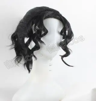 Wig Аниме демон убийца Kimetsu no Yaiba Kamado Tanjirou отец кимоно униформа косплей костюм для хеллоуина и Рождества костюмы для взрослых - Цвет: Wig