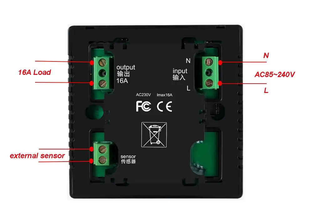 MH1822 electric heating thermostat (20)