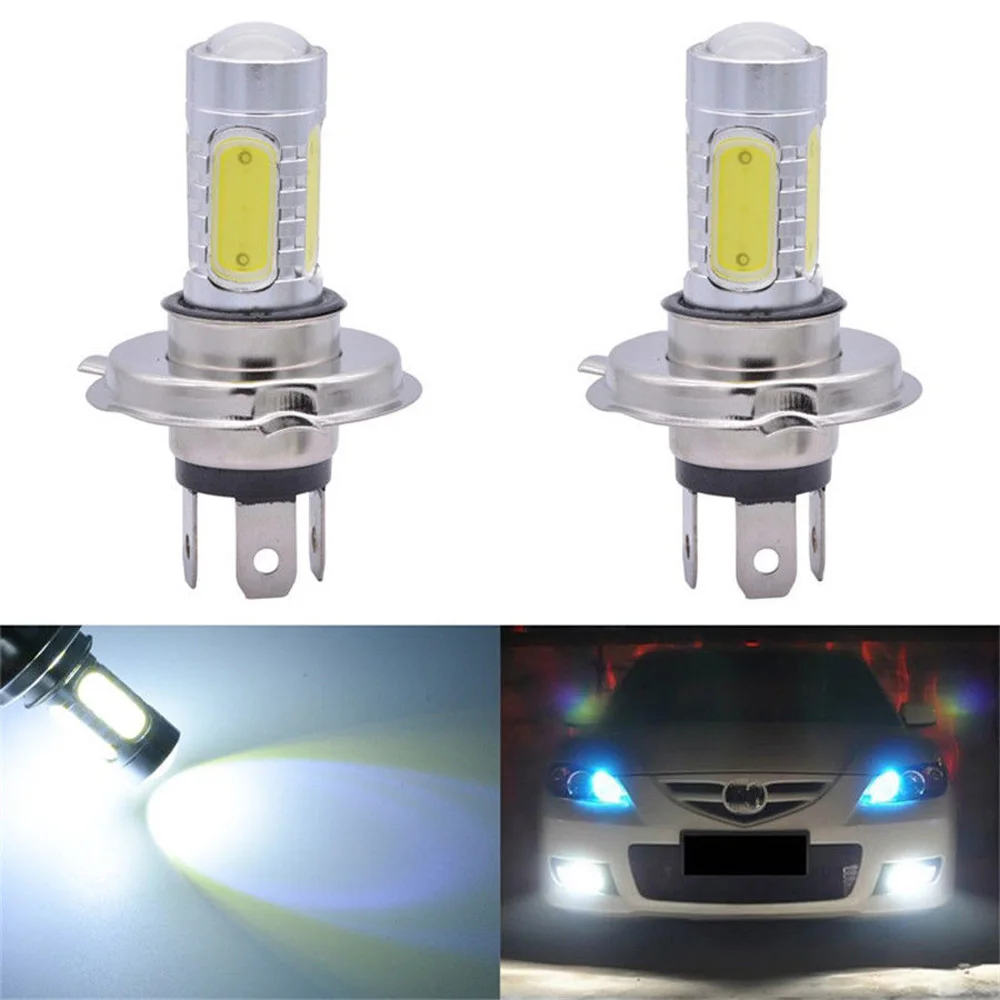 2pcs 30W Автомобильный мотоцикл 6000K H4/9003 светодиодный противотуманная фара лампочки лампы