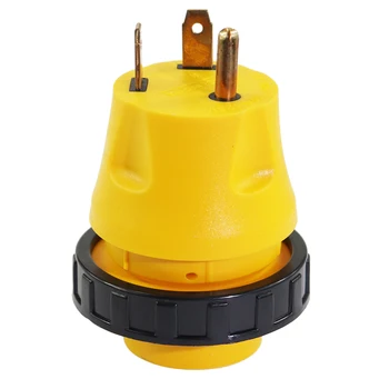 

Replacement Parts Heavy Duty Vehicle Accessories RV Converter Plug 30A Male To 30A Female Powerful Travel Corrosion Resistant