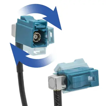 

Durable Antenna Adapter Socket FAKRA (Z) Double FAKRA Plug Cable Reliable