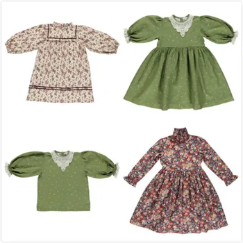 

Pre-sale 2020 New Beo Girls Floral Dress Children Princess Dress Autumn Long Sleeve Dress