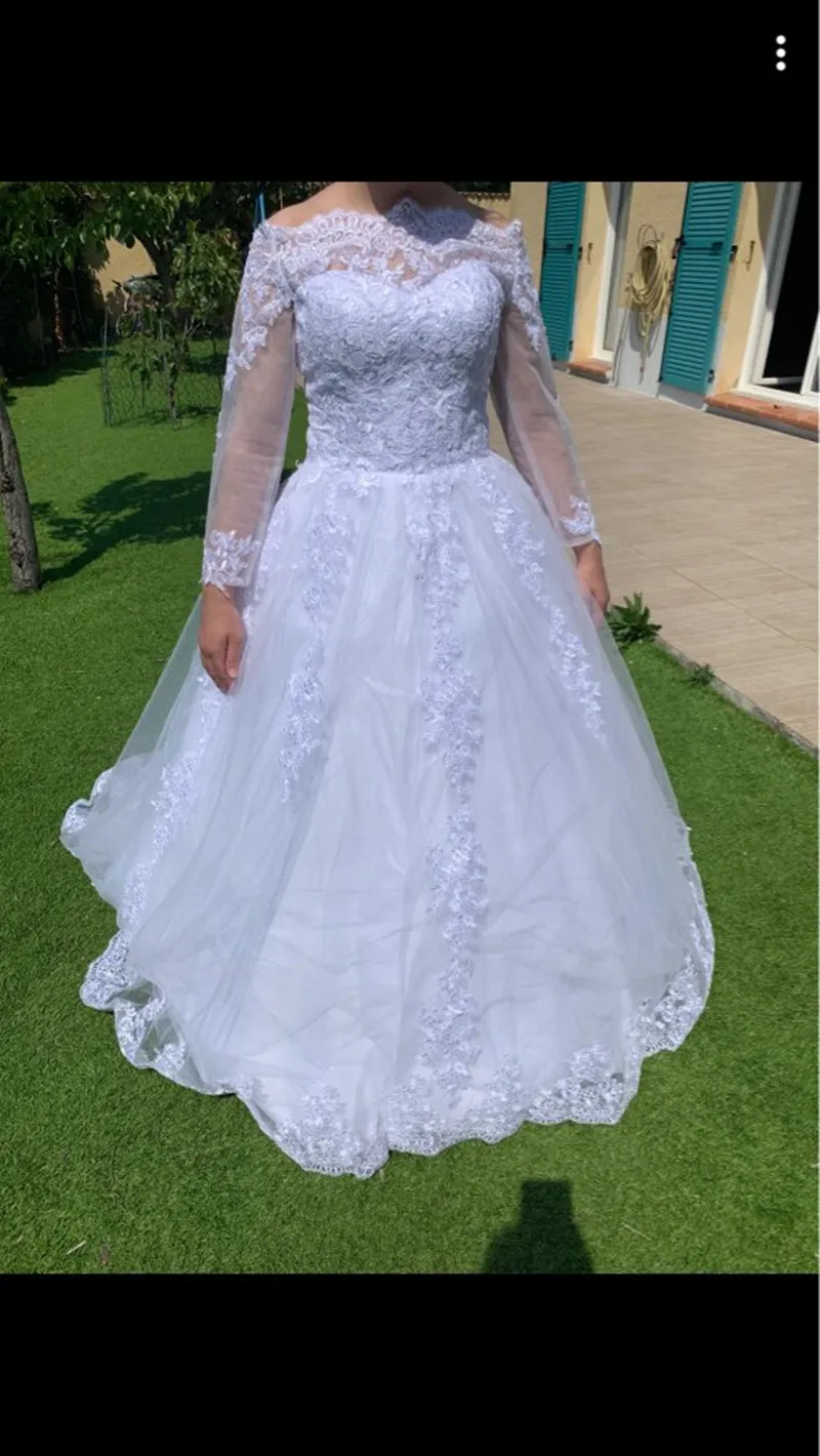 Vestido De Noiva/свадебное платье принцессы Коллекция 2021 года Платье с открытыми