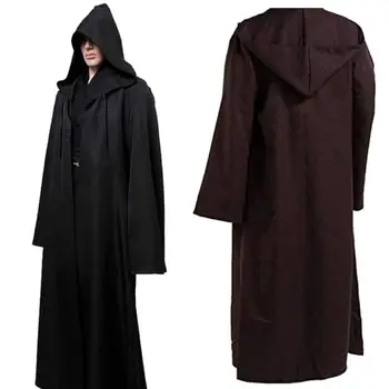 

Halloween Cloak Cosplay Dress Up Cloth Adult Sleeve Style Brown Halloween Costume Cosplay Cool Sets Hot Sale S-XXL new