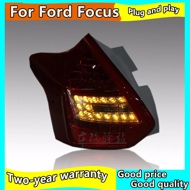 Автомобильный Стайлинг для Ford Focus 3 задние фонари 2012- Фокус хэтчбек светодиодный задний фонарь DRL+ тормоз+ Парк+ сигнальный светодиодный фонарь