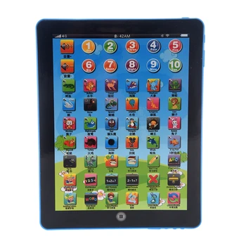 

Newest English Computer Learning Education Machine Tablet Pad Kids Toy Gift Blue