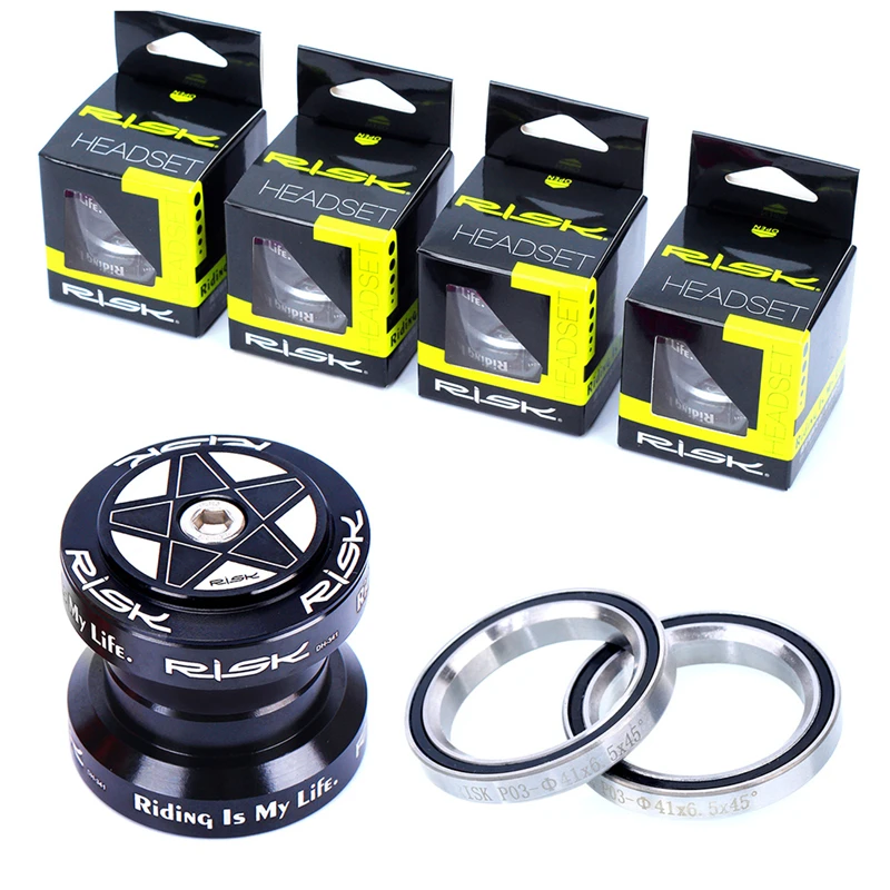 Гарнитура с двойным подшипником 34 мм наружная для шоссейного велосипеда легкая