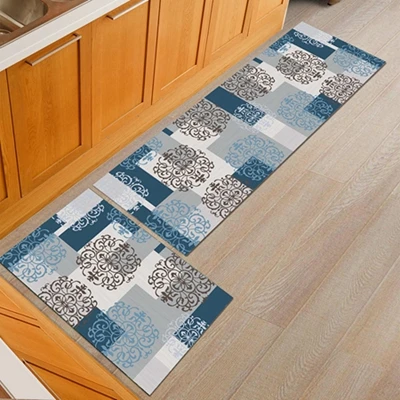 Kitchen Mat22 Геометрический Кухня коврик анти-скольжения офисное кресло Добро пожаловать коврик коврики для коврик для кухонь, ванных коврик Гостиная - Цвет: Kitchen Mat22
