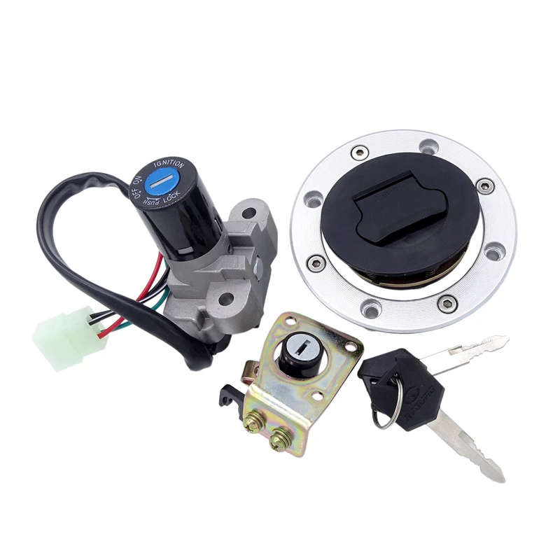 

Motorcycle Lgnition Switch Seat Lock Kit Fuel Gas Cap Tank Cover Key Lock for Suzuki GSXR1000 SV650 TL1000R GSF1200 GS500 RGV250