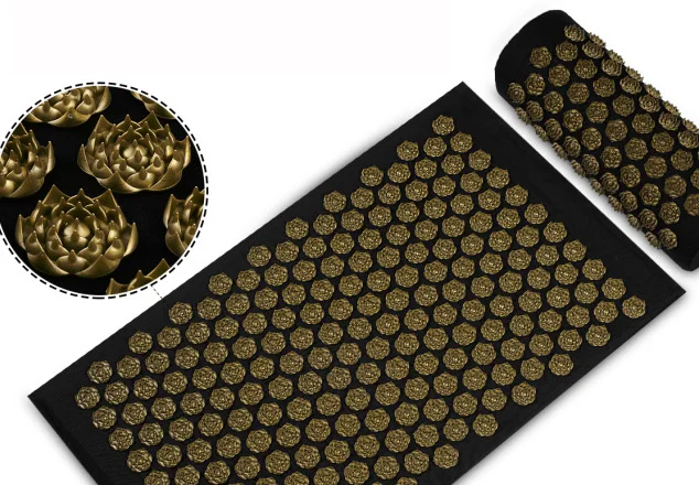 Массажная акупунктурная Подушка с шипами массажный коврик для йоги