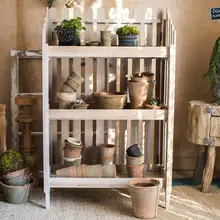 Твердый деревянный складной цветок многофункциональный Хлопушка самолет получить организовать продуктовые полки сад балкон