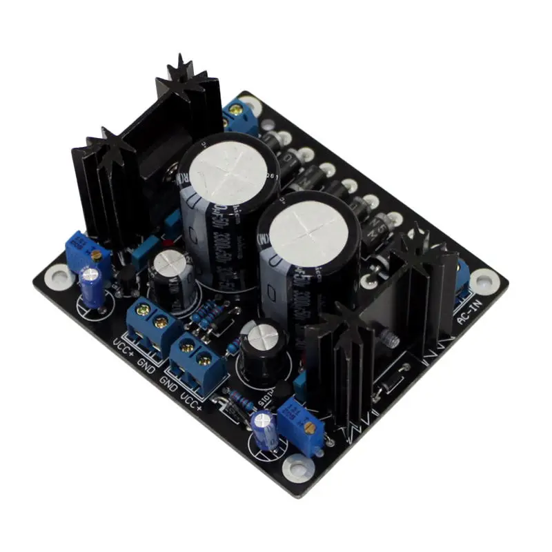 Lt1083Cp мощность Регулируемый источник питания доска Hifi Двойной линейный выходная мощность переменного тока 0-34 в из постоянного тока 0-48 В